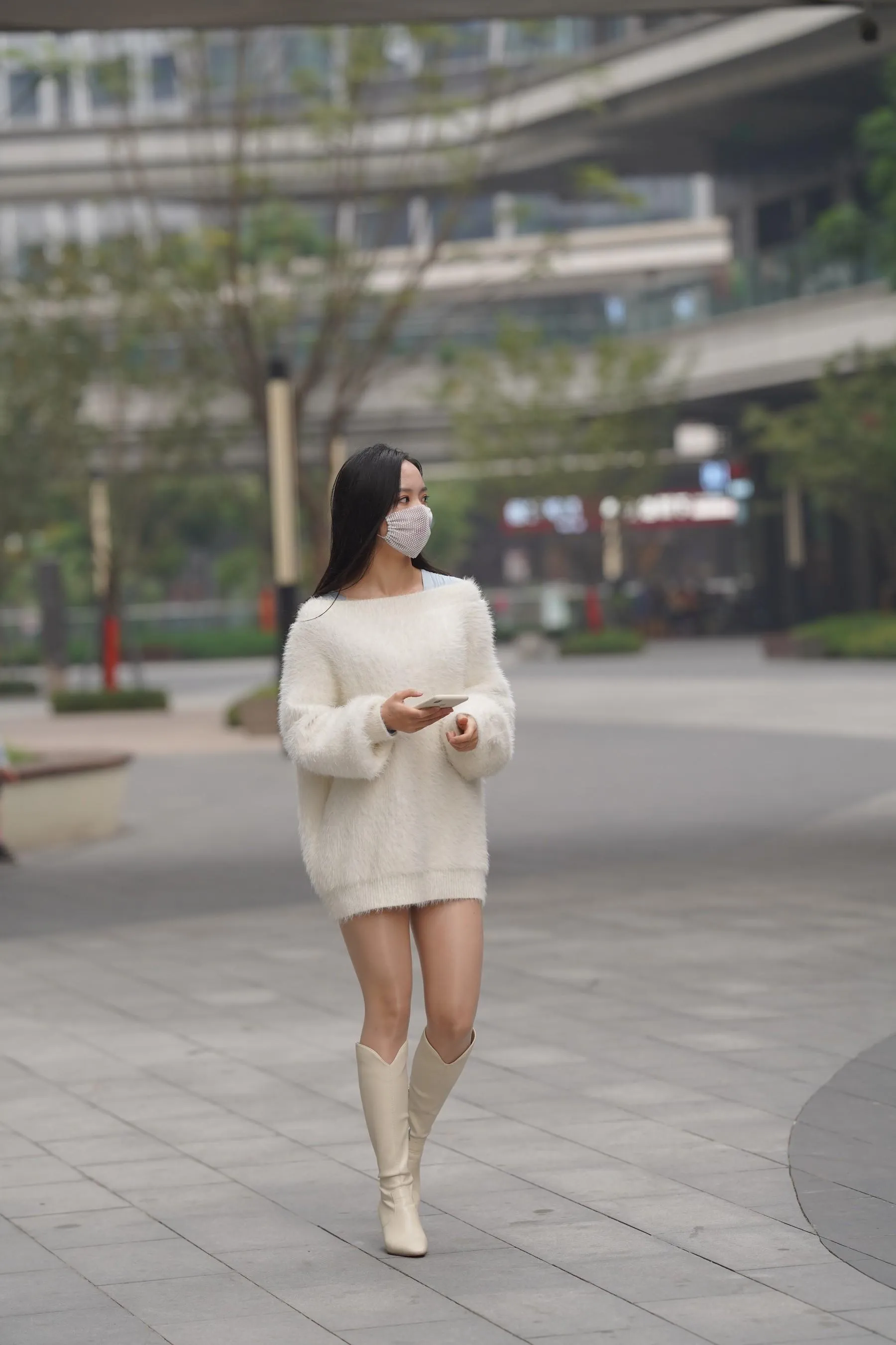 魔镜街拍 NO.170 凯恩街拍摄影-牛仔裙小姐姐 [304P]插图2